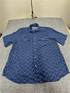 vintage sideout shirt Pearl Snap Flower Print XXL
